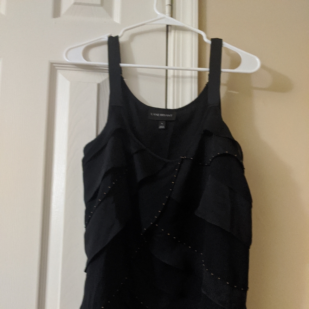Black tank top